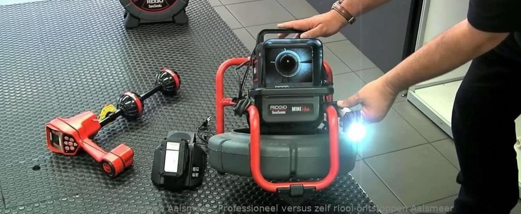 Professioneel versus zelf riool ontstoppen Aalsmeer