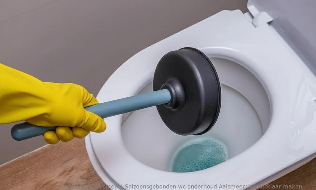 Seizoensgebonden wc onderhoud Aalsmeer: winterklaar maken