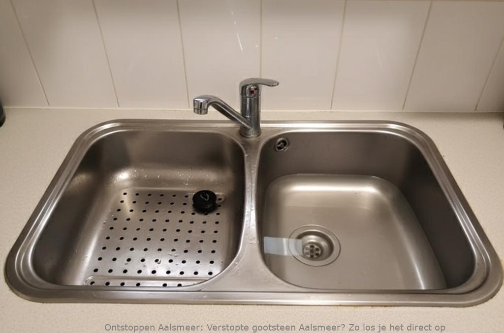 Verstopte gootsteen Aalsmeer? Zo los je het direct op