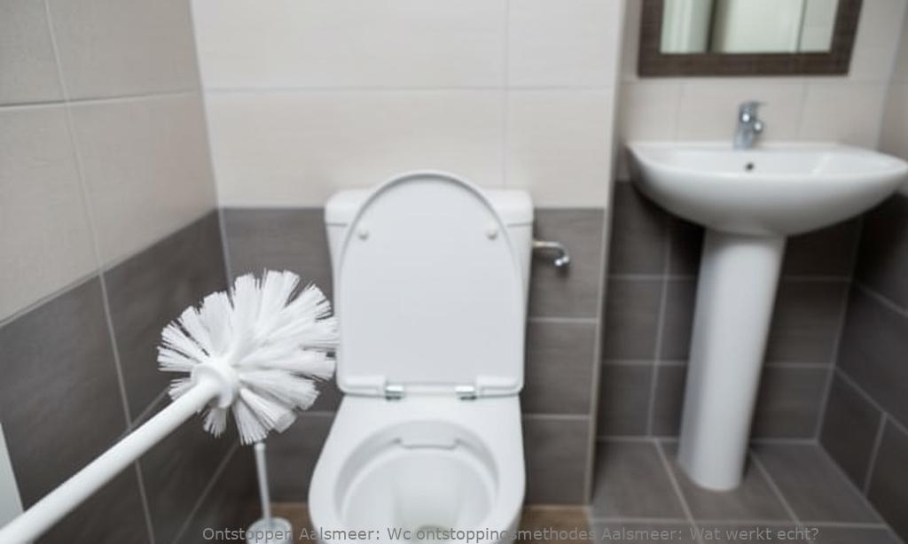 Wc ontstoppingsmethodes Aalsmeer: Wat werkt echt?